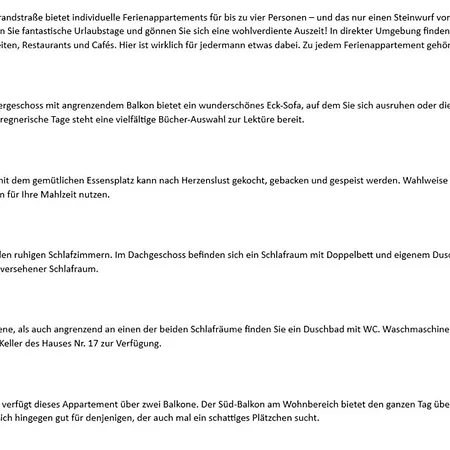 Atlantik - Strandstr 15, App 8 * Wenningstedt-Braderup